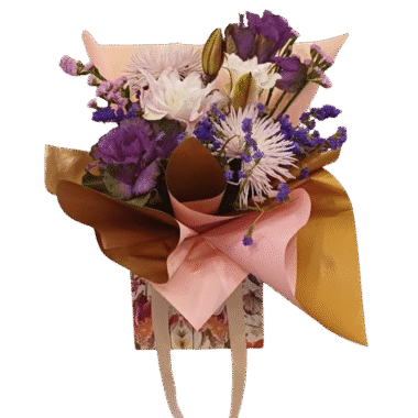 Purple Elegance Bloom Bag